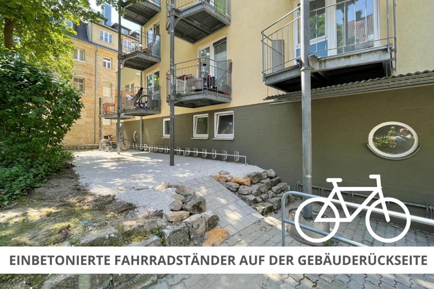 Apartment Wahnfried No4 - Zentral Wohnen Mit Kueche Und Duschbad, Parkplatz, 300M Zur Fussgaengerzone Bayreuth Exterior foto